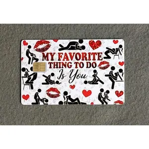 You are my Favorite #6 Card Protector Sticker, Overlay, Decorative Only