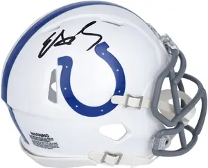 Edgerrin James Indianapolis Colts Autographed Riddell Speed Mini Helmet - Fanatics Authentic Certified