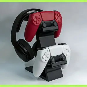 3D Printed Controller Holder and Headphone Holder Saves Desktop Space and Is Suitable for Game Controller Storage Racks, Controller Holders, Headphone Holders and Other Game Accessories