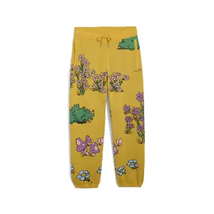 PUMA Mens Fenty X X Smurfs Knit Sweatpants Casual Drawstring - Yellow