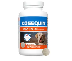 Cosequin for Dogs Joint Health Supplement, Contains Glucosamine for Dogs, Plus Chondroitin and MSM, Supports Healthy Joints, For All Breeds and Sizes, Chewable Tablets, 132 Count