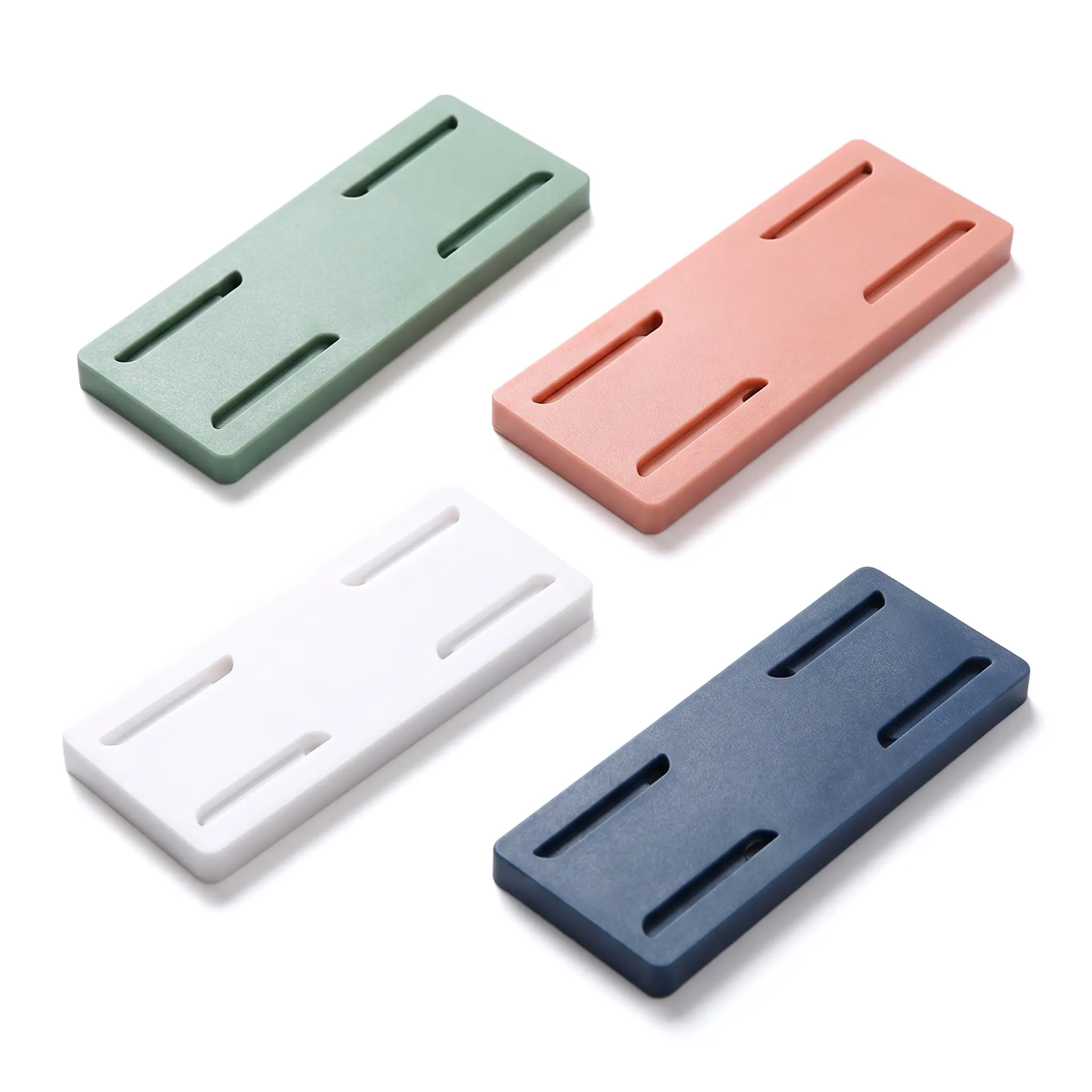 2PCS No Drill Power Strip Holder, Wall Mount Socket Organizer, Punch-Free Plug Storage Rack, Adhesive Cable Management Shelf-MM2