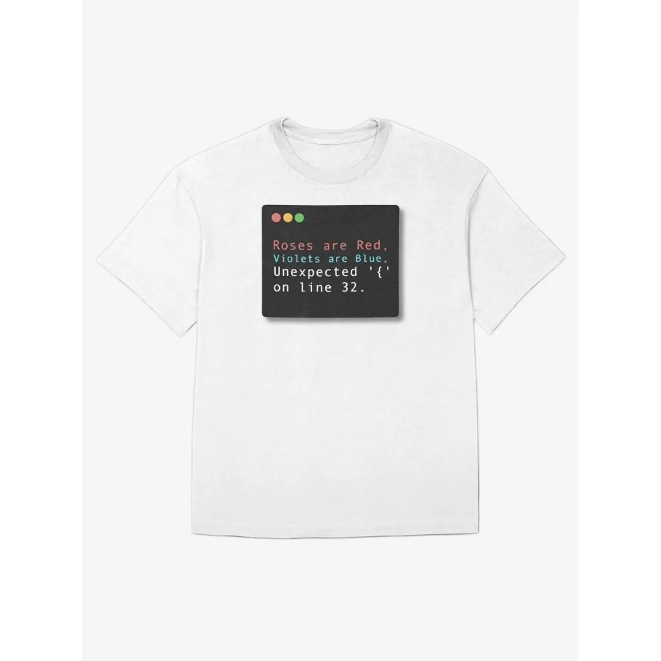 Men's Unexpected Poem Oversized Streetwear T-Shirt, Classic Shortsleeve Casual Clothes, KQR