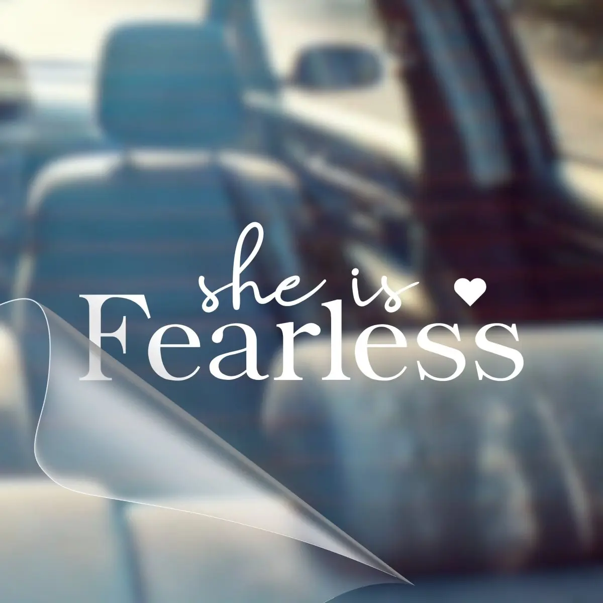 She is Fearless – Christian Car Decal Sticker
