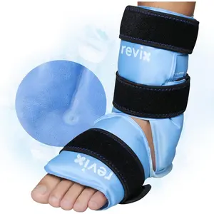 Ankle Ice Pack Wrap for Foot Pain Relief and Feet Injuries, Reusable Gel Ice Cold Packs for Achilles Tendonitis, Plantar Fasciitis, Sprained Ankles and Heels