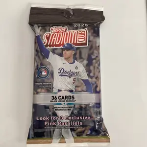 Topps Stadium Club 2025 MLB 36 Card Value Pack Look For 3 Exclusive Pink Parallels