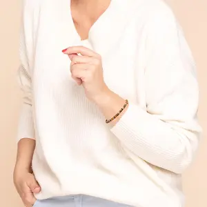 Inspirational Natural Stone Bracelet for Women - New Year, Mother‘s Day & Valentine‘s Gift for Girlfriend, Wife or Mom