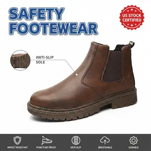 Durable Outdoor Comfortable Waterproof Shoe Anti-slip Splash-proof Smash-proof Puncture-proof Breathable Safety Shoes Unisex Nursing Work