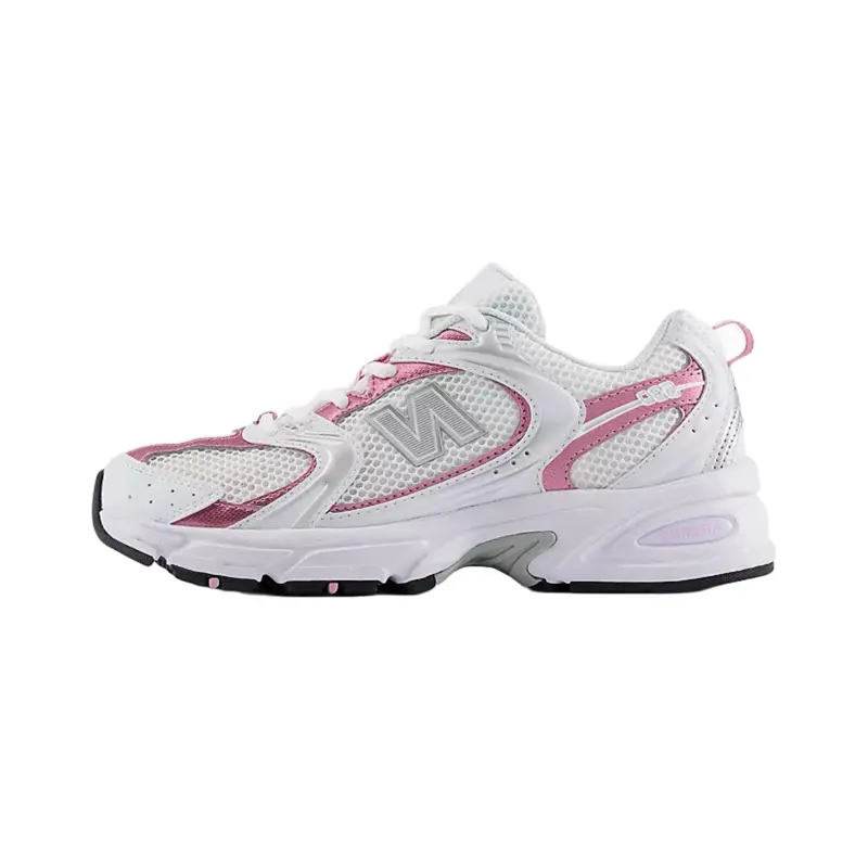 New Balance 530 Pink Sugar Men's Retro Look Athletic Running Shoes - Mesh/Leather, Abzorb Cushioning Midsole, Comfort Footwear for Walking, Gym