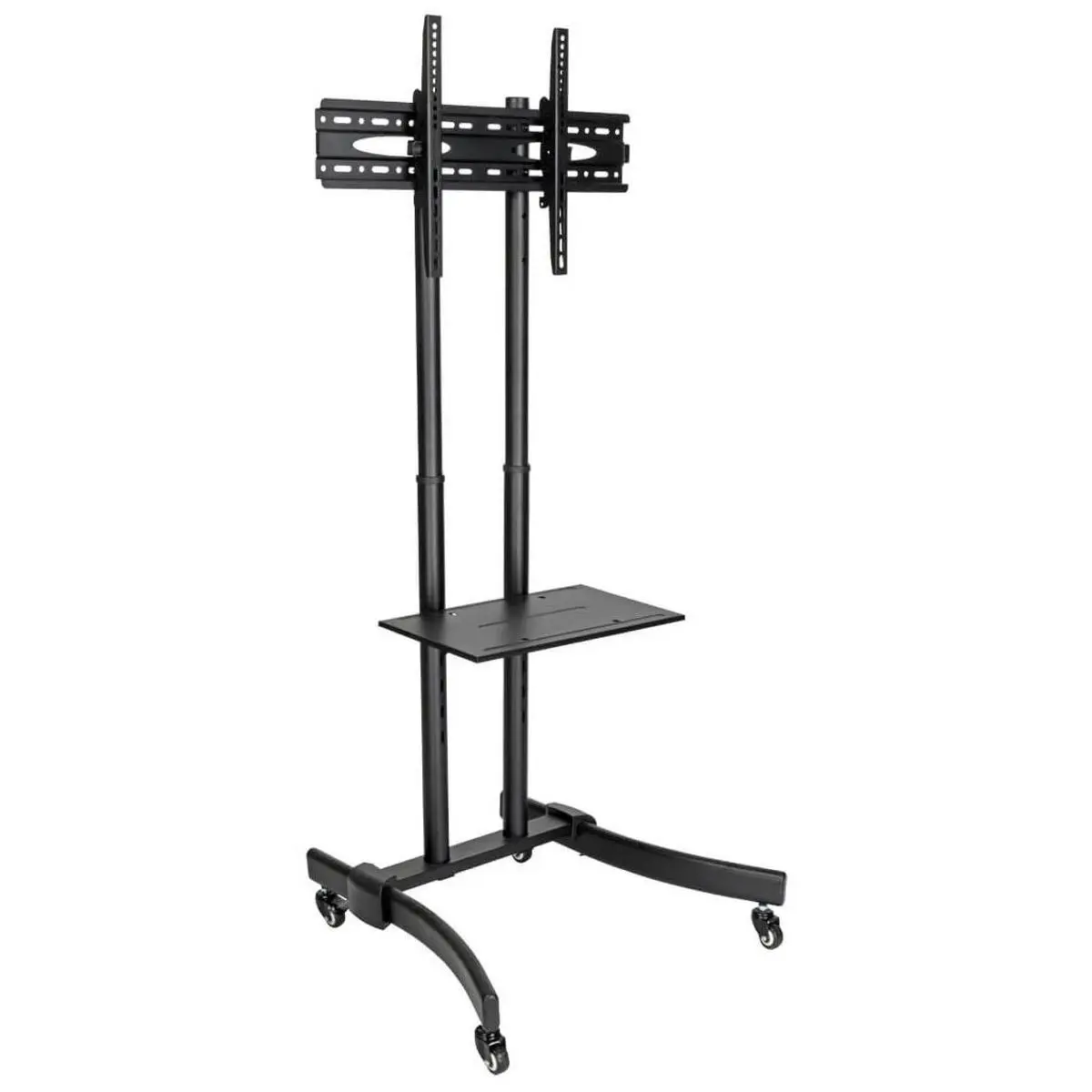 Tripp Lite Rolling TV/Monitor Cart for 37-70" Height-Adjustable LCD Displays, 88.1 lb Capacity, Black