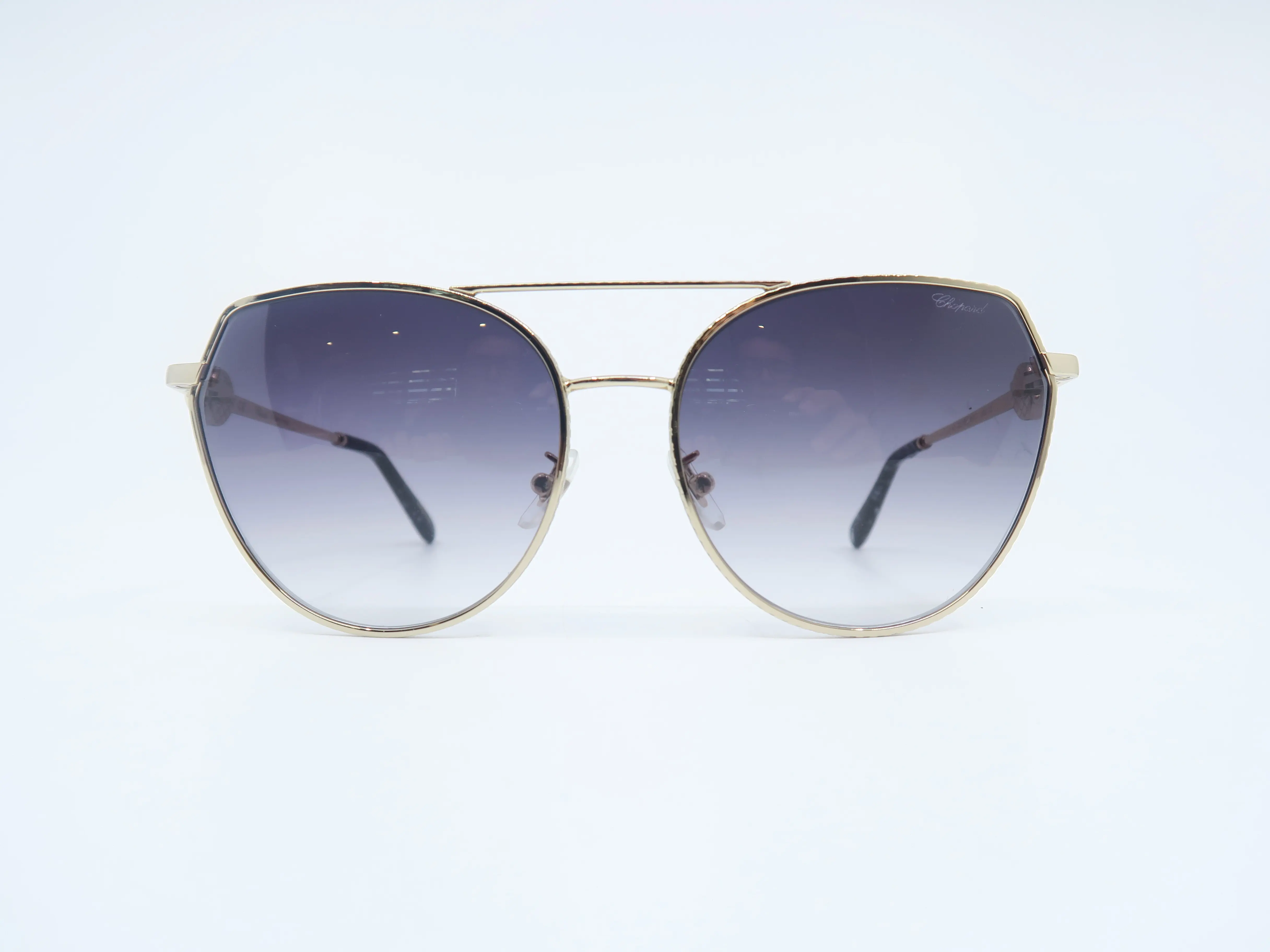 Chopard SCHC87S 0300 60mm Gold/Grey Gradient, New Women's Sunglasses, Uv-Protection, 100% Authentic, 60Mm 17Mm 135Mm