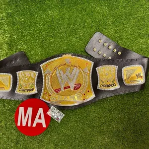 World Heavyweight Championship Spinner Belt Replica Brass Adult Wrestling Championship Belt mens
