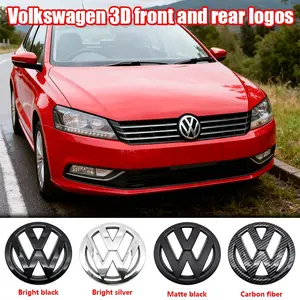 Volkswagen Car Front & Rear Emblem, Hood Decoration, Scratch Resistant, Durable, Replacement Badge, Fits Polo 2011-2013 & All Vw Models
