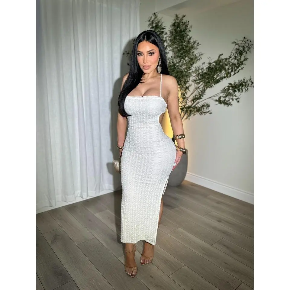 open lace back dress Nicoletta - NC1030 main image 1