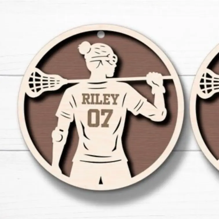 Custom Lacrosse Ornaments – Personalized for Your Player!