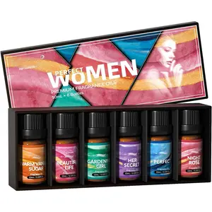 Women  Oil 6x10ml, Essential Oils for Candle Scents Soap Making & Diffuser, Sweet  Scented Oil Set for  Slime Wax