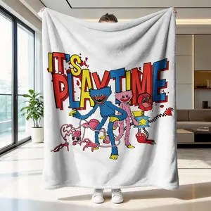 Soft Flannel Blanket, Cozy and Skin-Friendly, Ideal for Sofa, Bedroom, Nap Time, Multi-Scene Use, It's Playtime Style