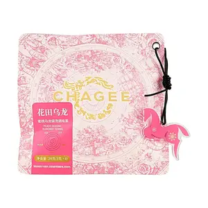 CHAGEE Peach Oolong Tea Bags - Original Leaf Brewed Oolong with Rich Peach Flavor & Refreshing Aftertaste - 8 Sachets (24g) - New Packaging