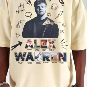 Alex Warren Album Shirt, Music Tracklist Graphic Tee, Singer Fan Merch Gift MHQ