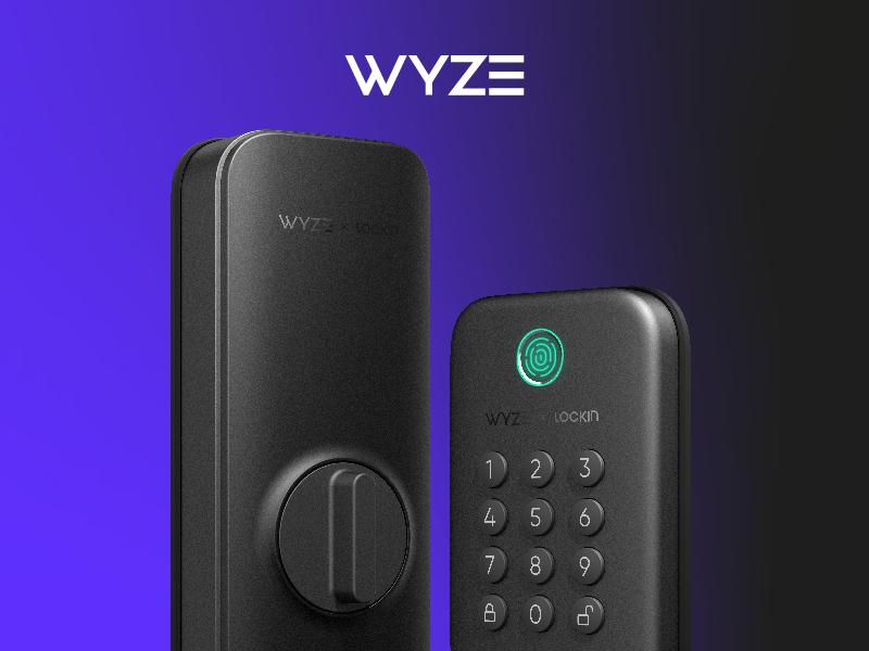 Wyze Lock Bolt — Fingerprint Keyless Security Lock, Smart Bluetooth Deadbolt Replacement, IPX5 Weatherproof, Auto-Lock, Smartphone Control