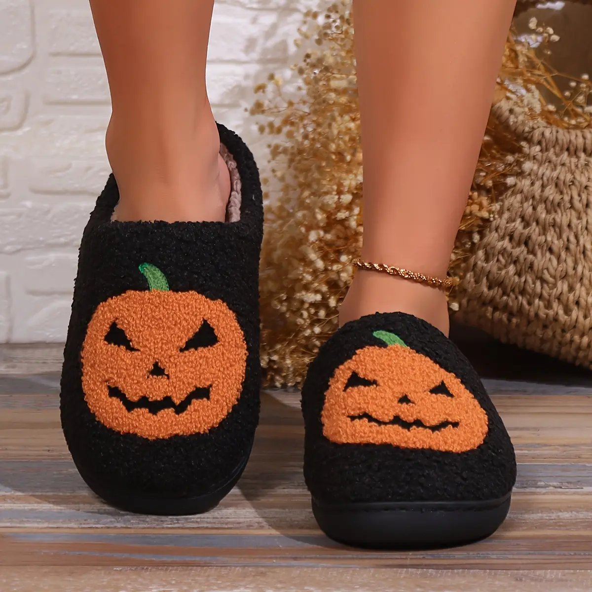Cotton Slippers for Women Men Comfy Soft Comfortable Home Slippers, Cute Fluffy Walking Shoes House Slippers Warm Slippers for Indoor Outdoor