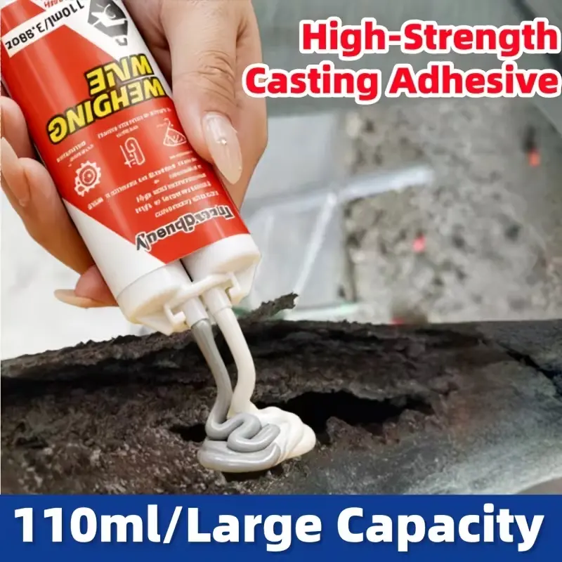 1PCS 100G Heavy Duty AB Epoxy Adhesive, Waterproof and Wear-Resistant Epoxy Casting Glue with Accessories, Multi-Purpose Repair Glue for Tile, Metal, Plastic, Ceramics, Wood, Oil-Resistant for General Repairs