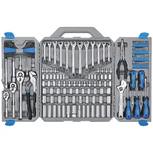163 Piece Mechanics Tool Kit by Apollo Tools