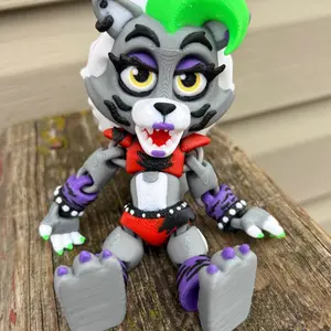 3d Printed Flexi Roxanne the Wolf