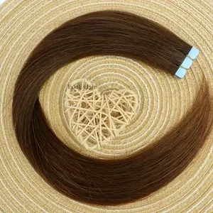New 2025 Arrivals Straight Mini Tape-In Human Hair Extensions, Available in Packs of 10, Require No Glue And Can Be Reused. They Are Easy to Install for a Quick Change in Hairstyle, with Lengths Ranging from 12 to 24 Inches for Added Length And Volume.