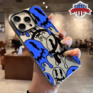 Phone Case for iPhone 15 16 14 Pro Max 13 12 11 XR XS Plus Graffiti Pattern Anti-Scratch Shockproof Pocket-Friendly durable Cover Cellphone Protective