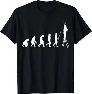 100% Cotton Painter evolution | Funny gift for painters master painters T-Shirt
