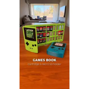 Gameboy Inspired Switch Game & Micro SD Card Holder