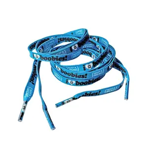 i love boobies! Shoelaces Blue i love boobies! Shoelaces Blue