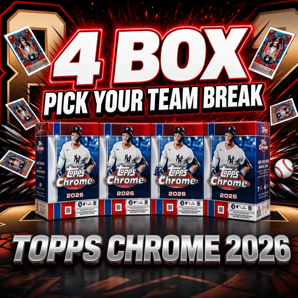 Break #6-Topps Chrome Baseball Blasters x4 PYT