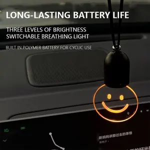 Universal car mounted small pendant acrylic retro light bulb interior decoration automatic lighting gift new creative gift