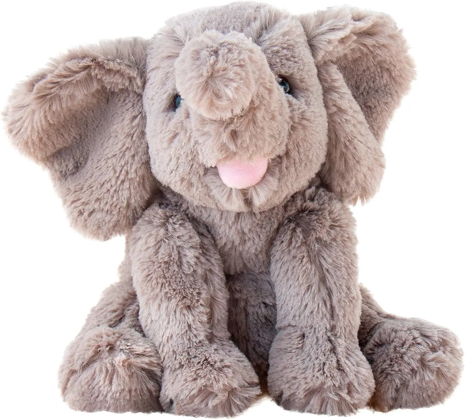 9'' Unisex Gray Ultra-Soft Plush Calf Elephant Stuffed Toy - Floppy Stuffed Animal for Kids, Ideal for House Decoration, Animals & Nature Themed Gifting, Bonding Experience & Building Memories, Durable Soft Fluffy, Soft Cuddly Gift