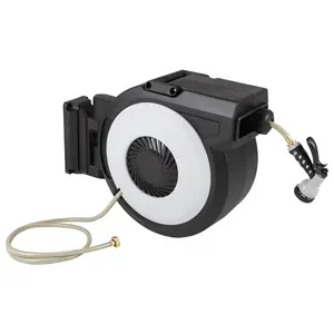 Pure Garden Retractable Hose 124ft with 9 Nozzle Patterns