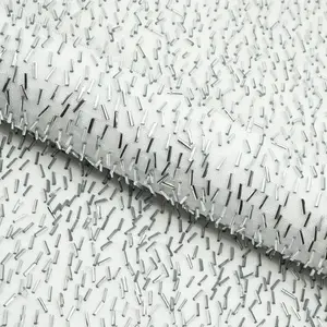 Dazzle Beaded Stretch Mesh Fabric | Blue Moon Fabrics Dazzle Beaded Stretch Mesh Fabric | Blue Moon Fabrics