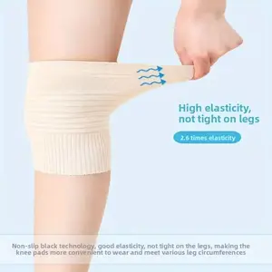 Knee Support Brace 2-Pack, Unisex Knee Protector for Joint Stability and Warmth, Ideal for Sports and Daily Use, Knee Compression Wrap