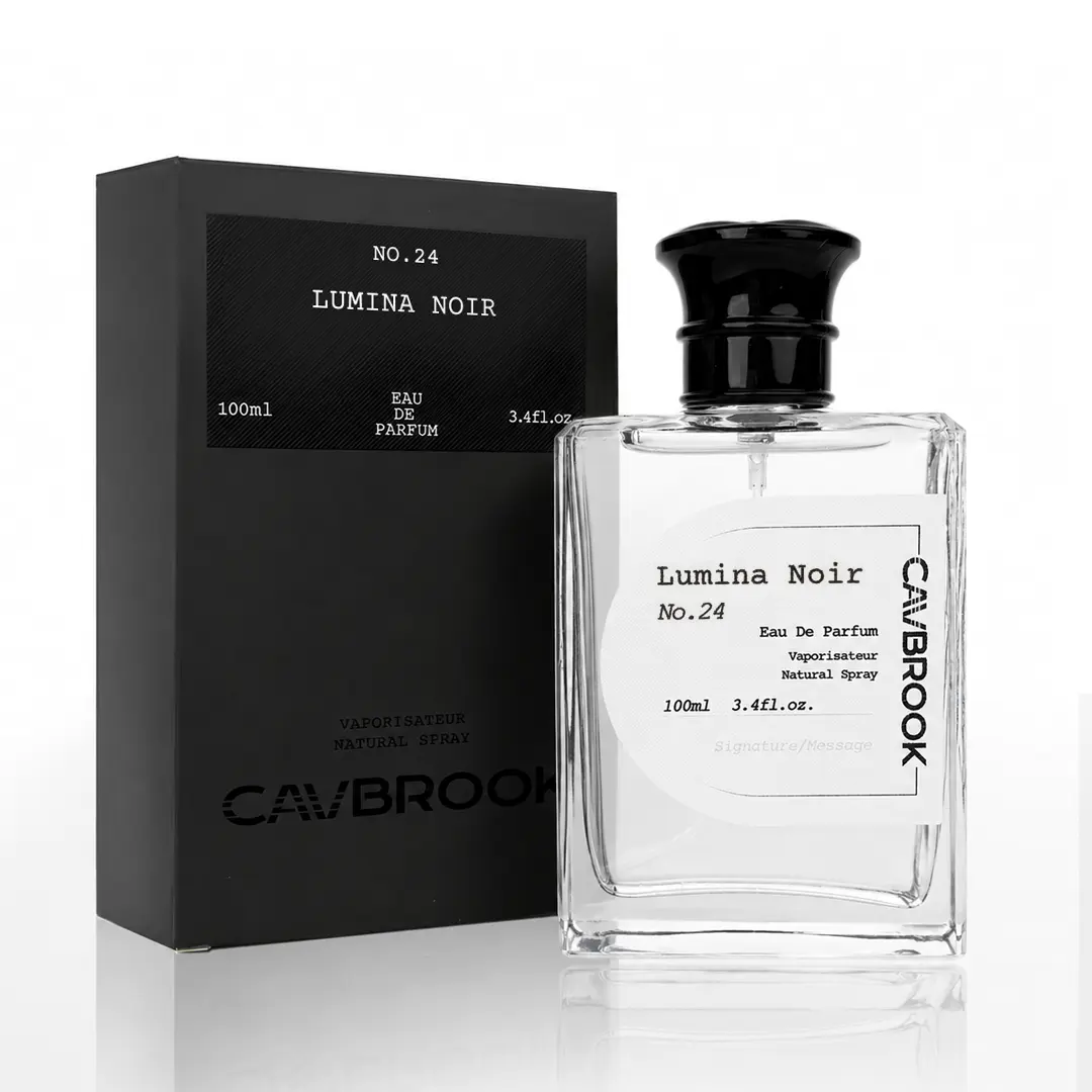 Cavbrook Men's Eau de Parfum 100ml 3.4 fl oz | Choose Before Dawn Woody Iris Amber, Silent Name Fresh Citrus Cedar or Lumina Noir Mint Vanilla Apple | Long Lasting Cologne for Men & Women | Daily Wear Fragrance | Father's Day Gift