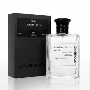 Cavbrook Men's Eau de Parfum 100ml 3.4 fl oz | Choose Before Dawn Woody Iris Amber, Silent Name Fresh Citrus Cedar or Lumina Noir Mint Vanilla Apple | Long Lasting Cologne for Men & Women | Daily Wear Fragrance | Father's Day Gift