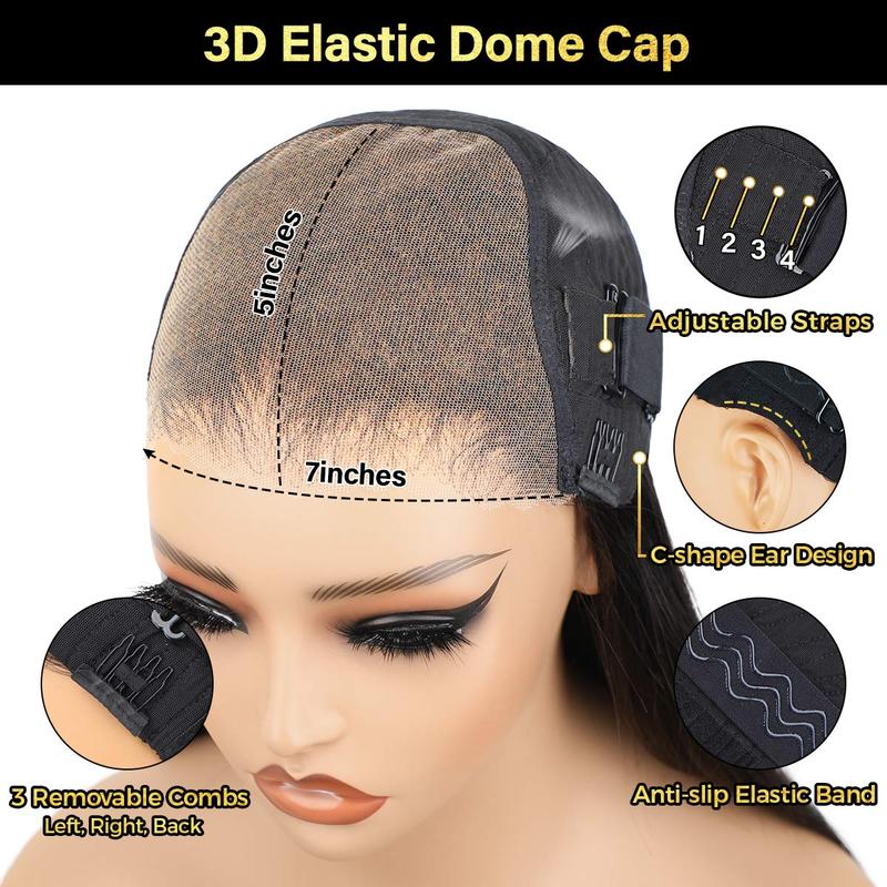 Ombre Highlight Wear and Go Glueless Wig Kinky Curly 4/27 Honey Blonde Glueless Wigs Human Hair Pre Plucked Pre Cut 7x5 Lace Frontal Ready to Wear Wig