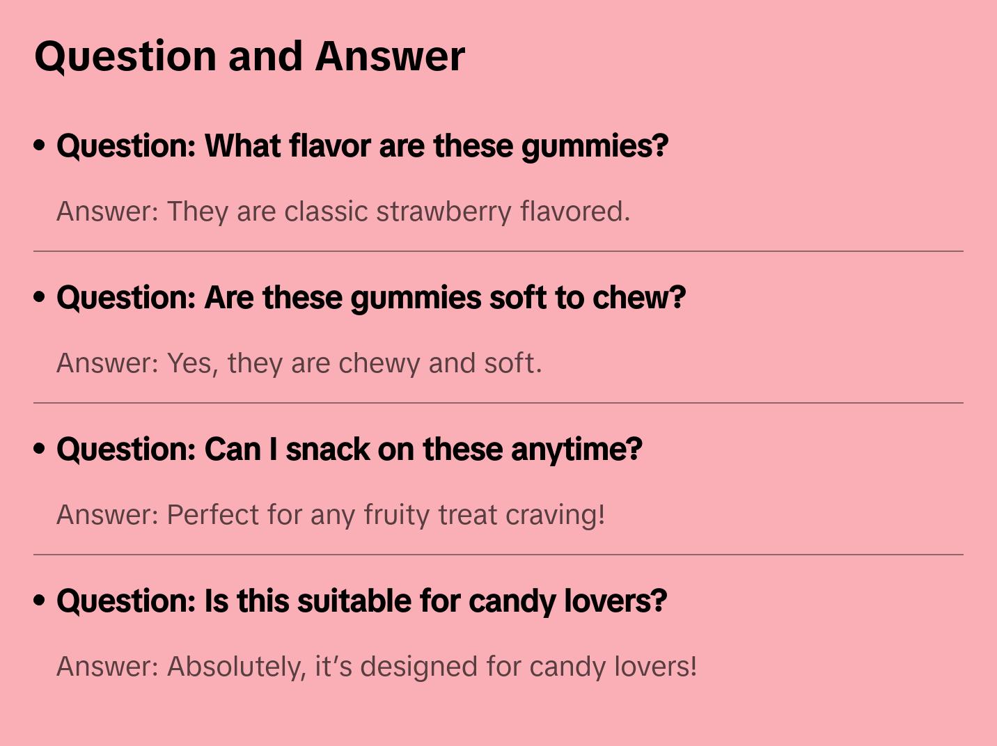 Classic STRAWBERRY Gummies