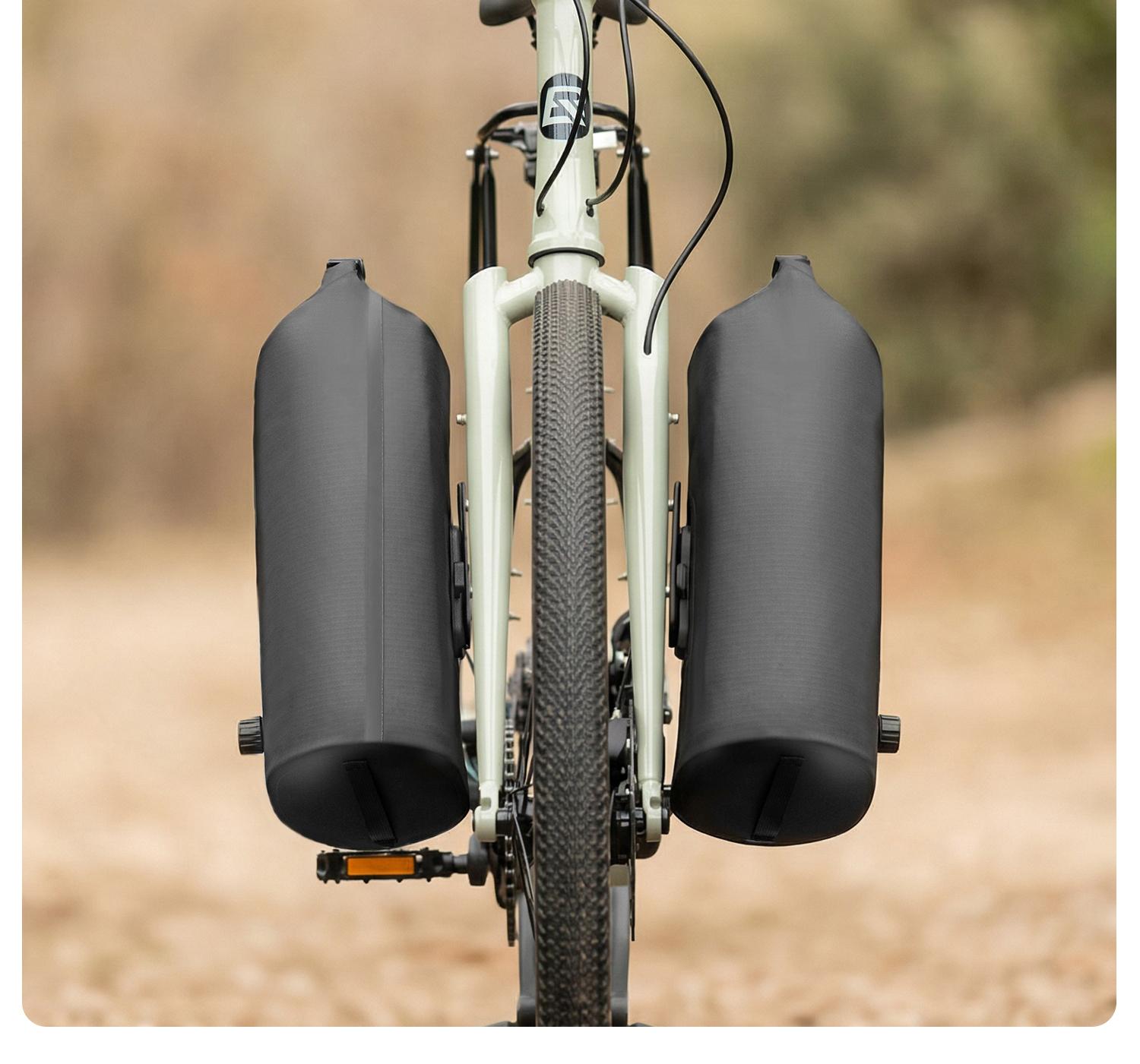 Bike Magnetic Front Fork Bag Waterproof Bike Pannier Bag for Mountain Bike Accessories