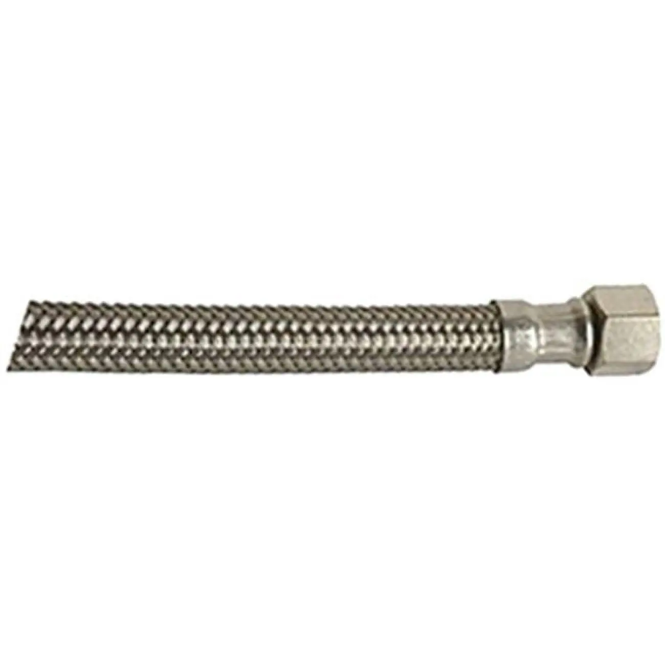 Danco 59831 Stainless Steel Faucet Connector, 0.37x0.5 in, 1/2" Compression X 1/2"Ips, Chlorine Resistant, No Washers Required for Installation, No Cutting Needed, No Inserts Needed