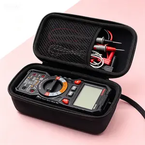 Protective Hard Storage Case, Portable Carry Bag for Digital Multimeter TRMS 6000/20000 Counts, Auto Ranging Volt Meter with Inner Mesh Pocket, Shockproof Replacement Organizer for HT118A/HT118E (Case Only)