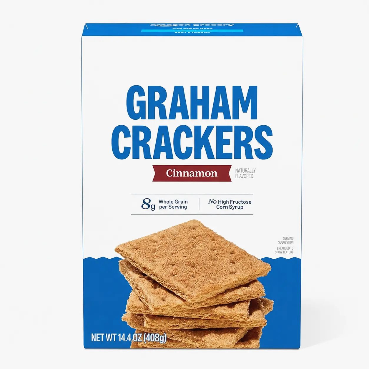 Cinnamon Graham Crackers, Sweet-Crunchy Cream Cracker Snack (14.4 oz)