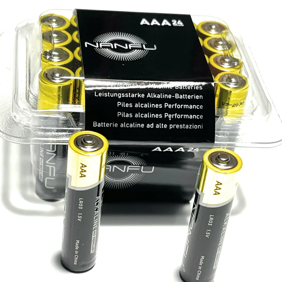 Lot of Nanfu AA24+AAA24 1.5V Alkaline Batteries Lot of Nanfu AA24+AAA24 1.5V Alkaline Batteries