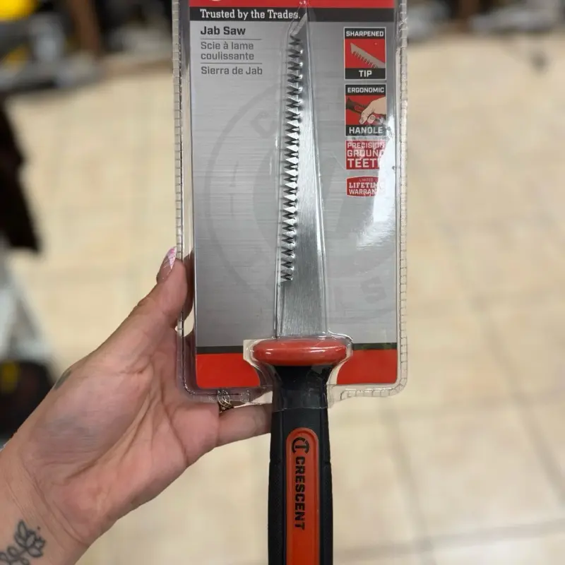Crescent 12-in. Jab Saw, Dual-Material Handle