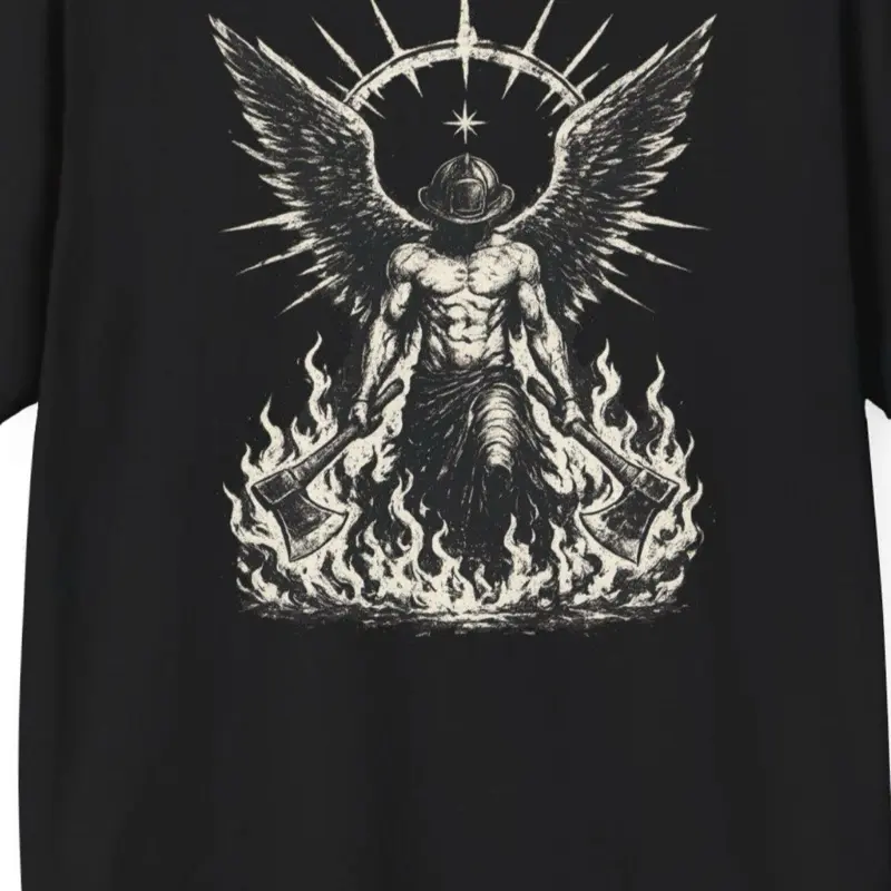 ASHEN SAINT Men's Classic Short-Sleeve Casual Graphic T-Shirt, Menswear Tops